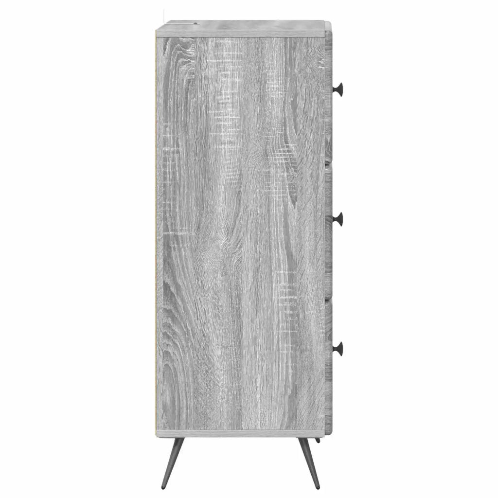 Mobile con Cassetti Grigio Sonoma 33 x 34,5 x 90 cm 895541