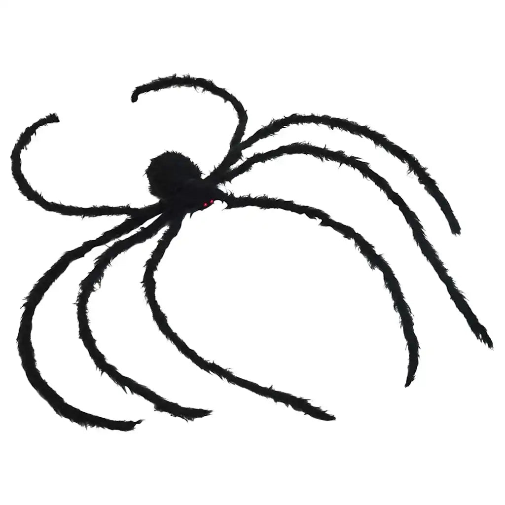 Decorazione Ragno di Halloween 3 pz Nero 200 cm CFW5076668