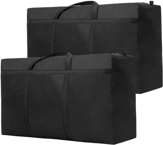 Tas di Stoccaggio Grande Capacità - Tas di Stoccaggio Resistenze - Letto/Divano/Casa/Giocattoli - 300 Litri - 116x55x46 cm - Maniglie Rafforzate - Tas di Stoccaggio Portatile