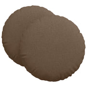 Cuscini per Seduta 2 pz | Cuscini per sedie Marrone ?80 x 29 cm Tessuto