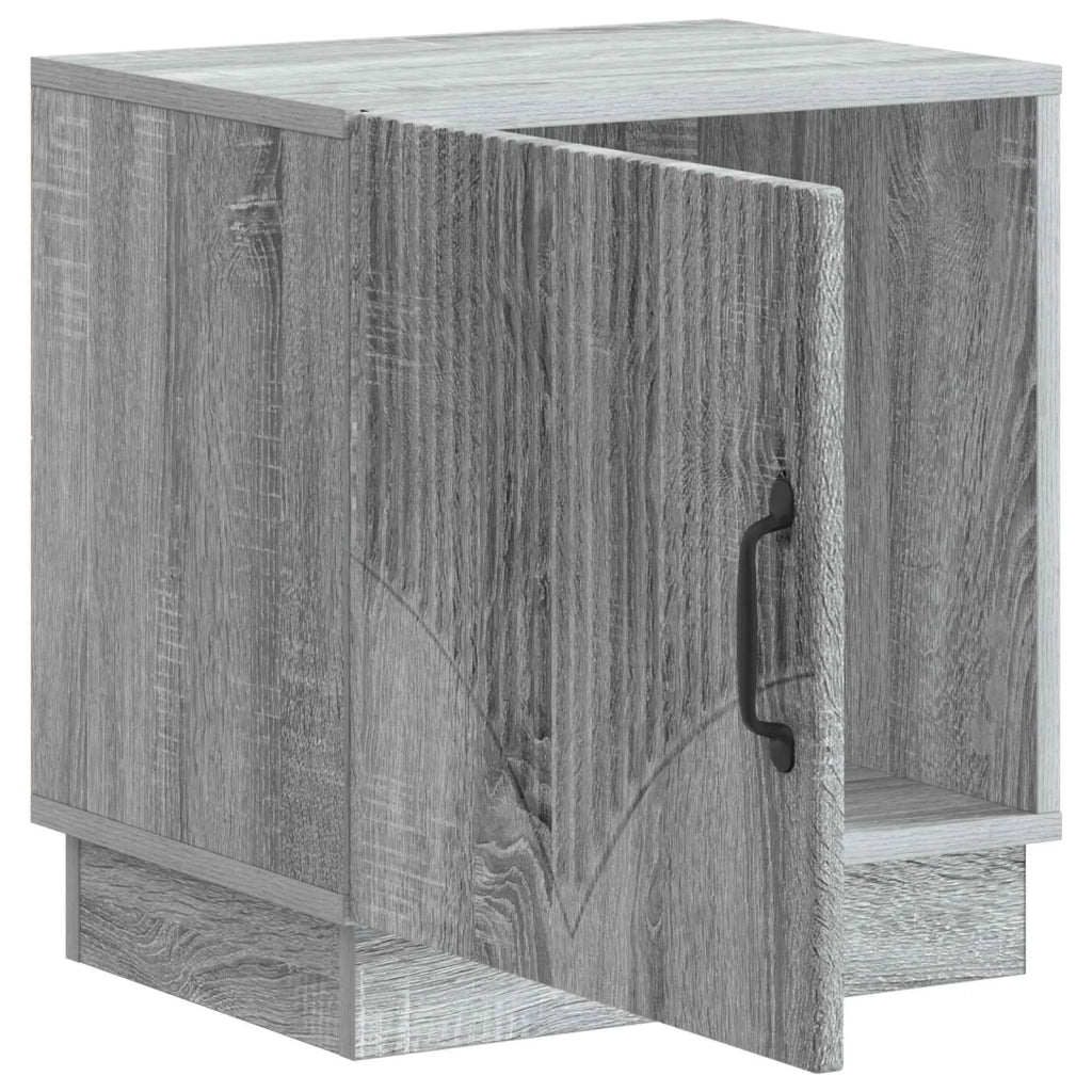 Comodino Sonoma grigio 43 x 34,5 x 47 cm Legno ingegnerizzato