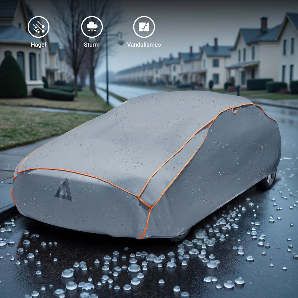 Telo copriauto integrale M 431x165x119 cm Telone di protezione auto contro grandine neve e pioggia