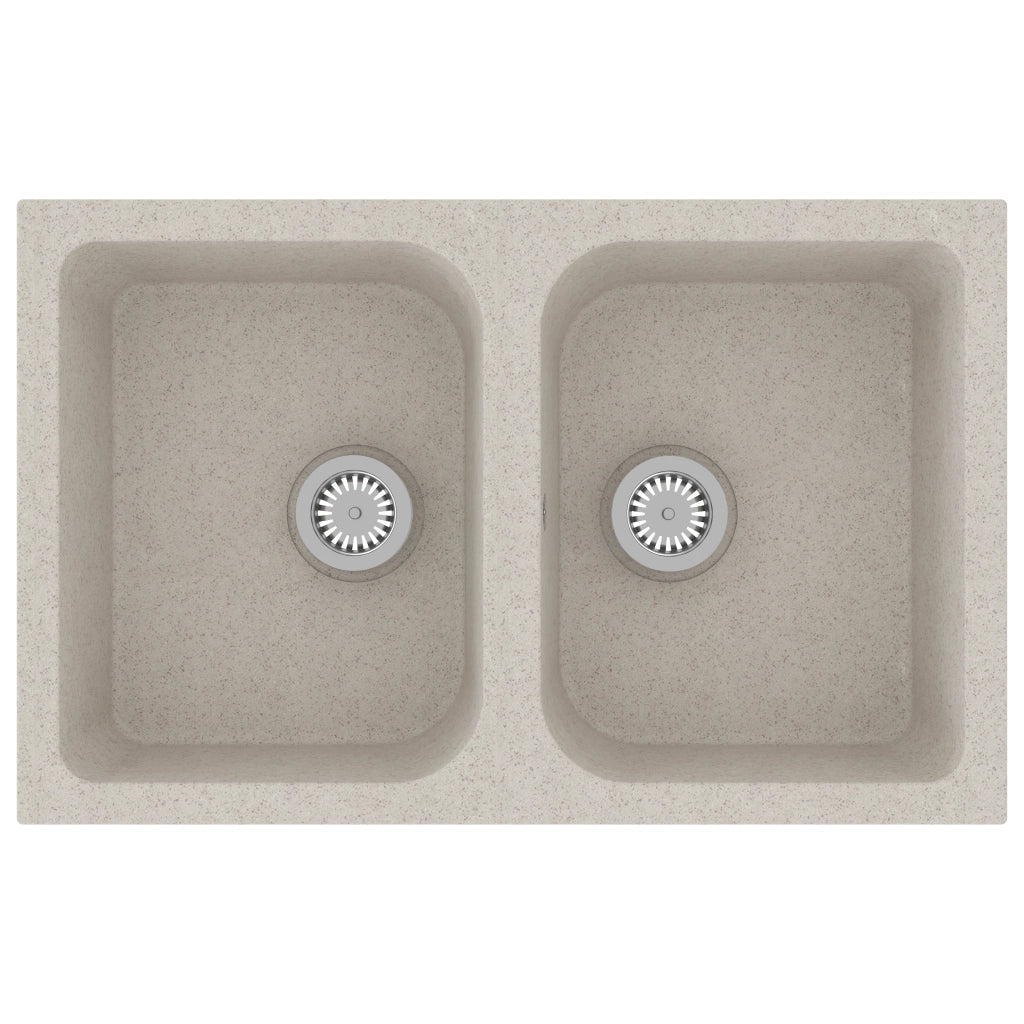 Lavello da cucina Beige 760x480x184 mm Granito