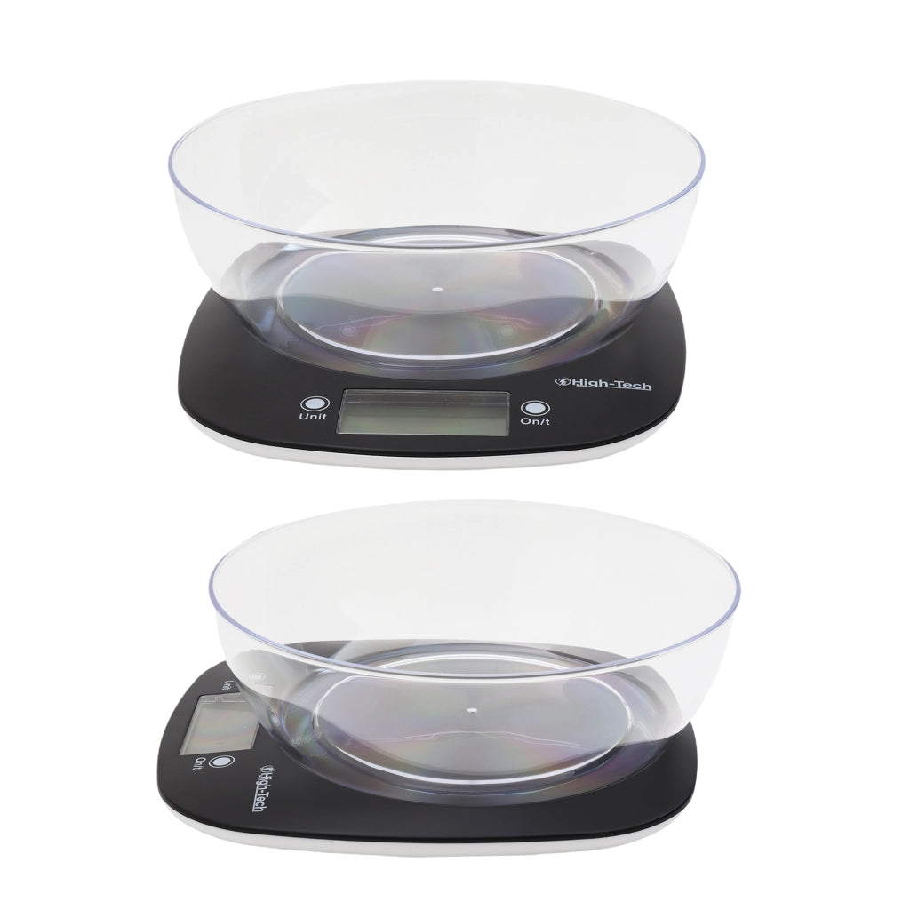 HIGH-TECH BILANCIA DIGITALE IN PLASTICA CON CIOTOLA PORTATA MASSIMA 5 KG