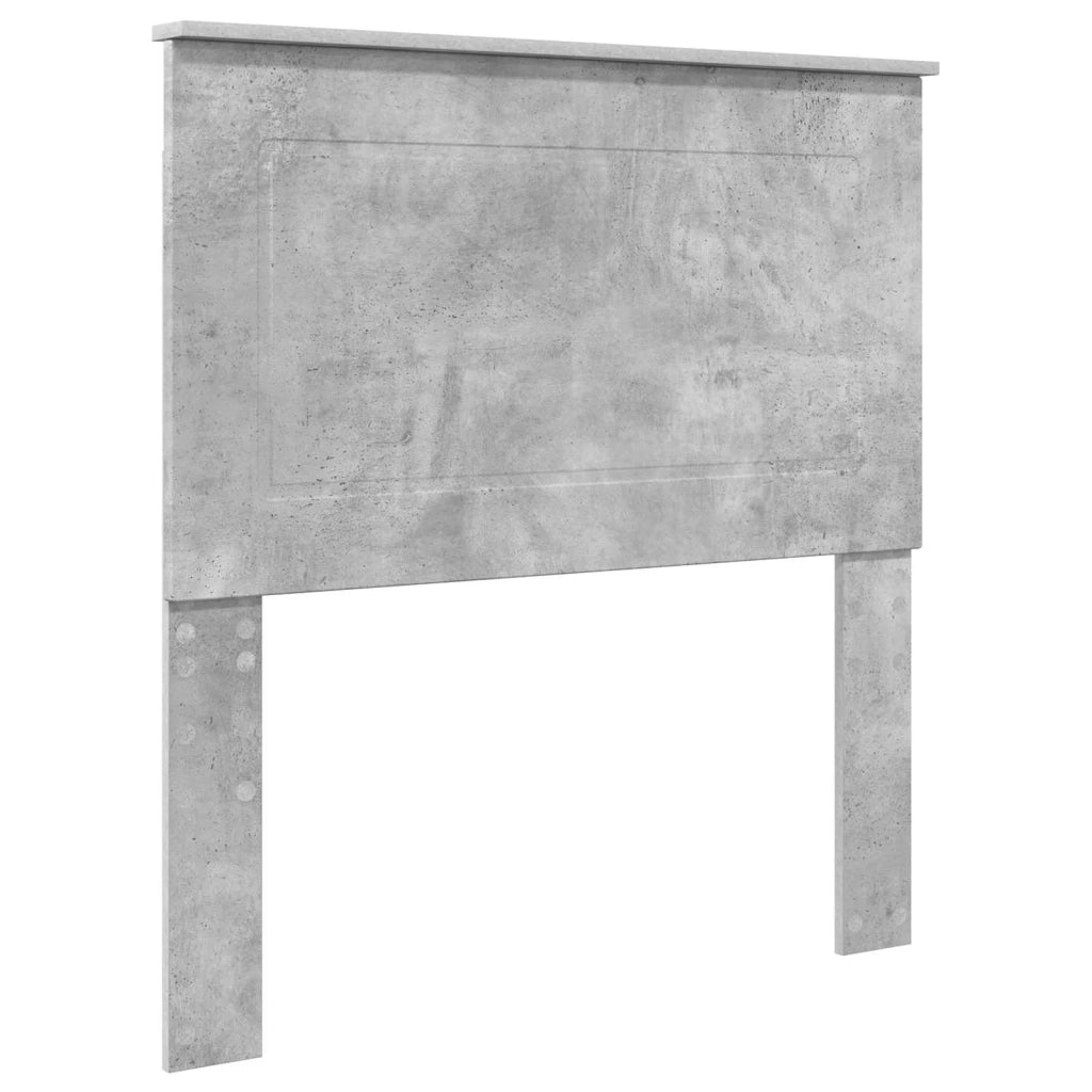 Struttura del letto Grigio Concretè 75 x 190 cm Pino massello