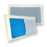Coppia Cuscini Memory Forati Gel Rinfrescante - Saponetta - Con Maglina