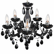 LÚZETE - LAMPADA DA SOFFITTO 5 LUCI OLETHEA NERO