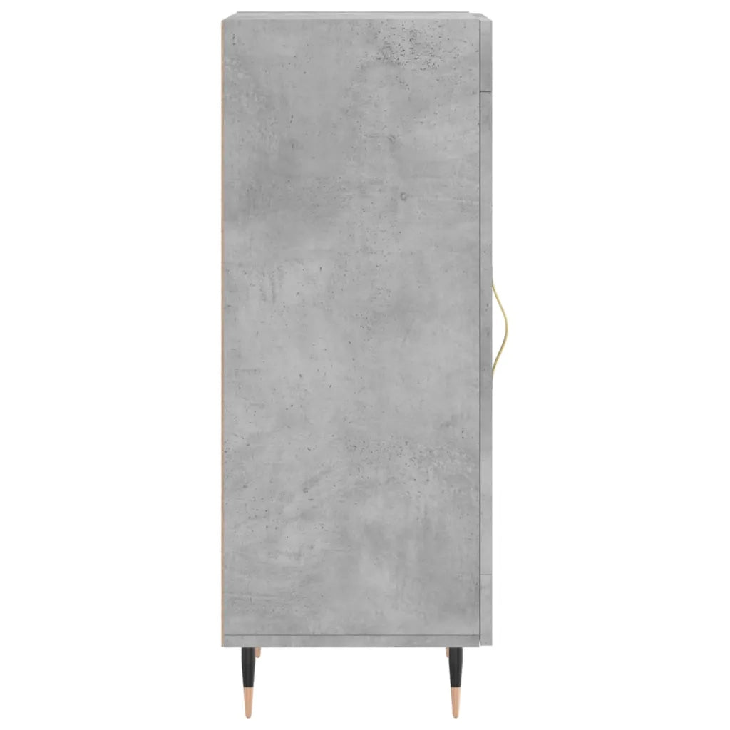 Credenza | Madia | Buffet da pranzo | Armadio da pranzo Grigio Cemento 34,5x34x90 cm in Legno Multistrato