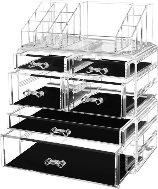 Organizzatore di cosmetici per il deposito / Organizzatore di trucco - Organizzatore di cosmetici - Ospite per labbra