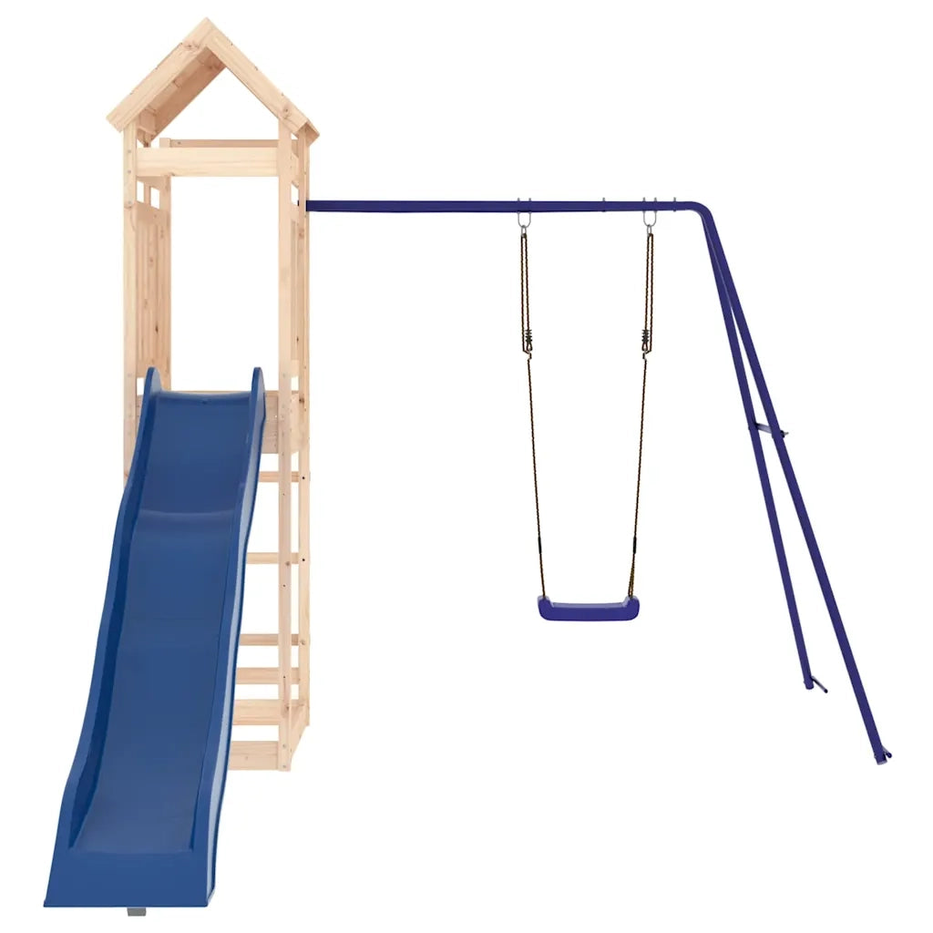 Set da Gioco da Esterno in Legno Massello di Pino CFW5061221