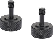 Kit di viti a 1/4"-20 con testa a gabbia per accessori di fotocamera DSLR - Acciaio - Lunghezza del filo di viti 5,5 mm - Viti per fotocamera