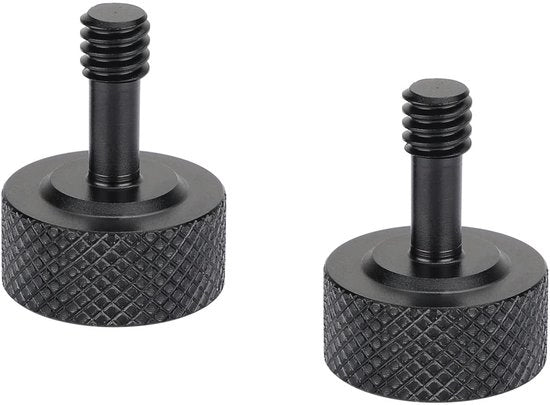 Kit di viti a 1/4"-20 con testa a gabbia per accessori di fotocamera DSLR - Acciaio - Lunghezza del filo di viti 5,5 mm - Viti per fotocamera