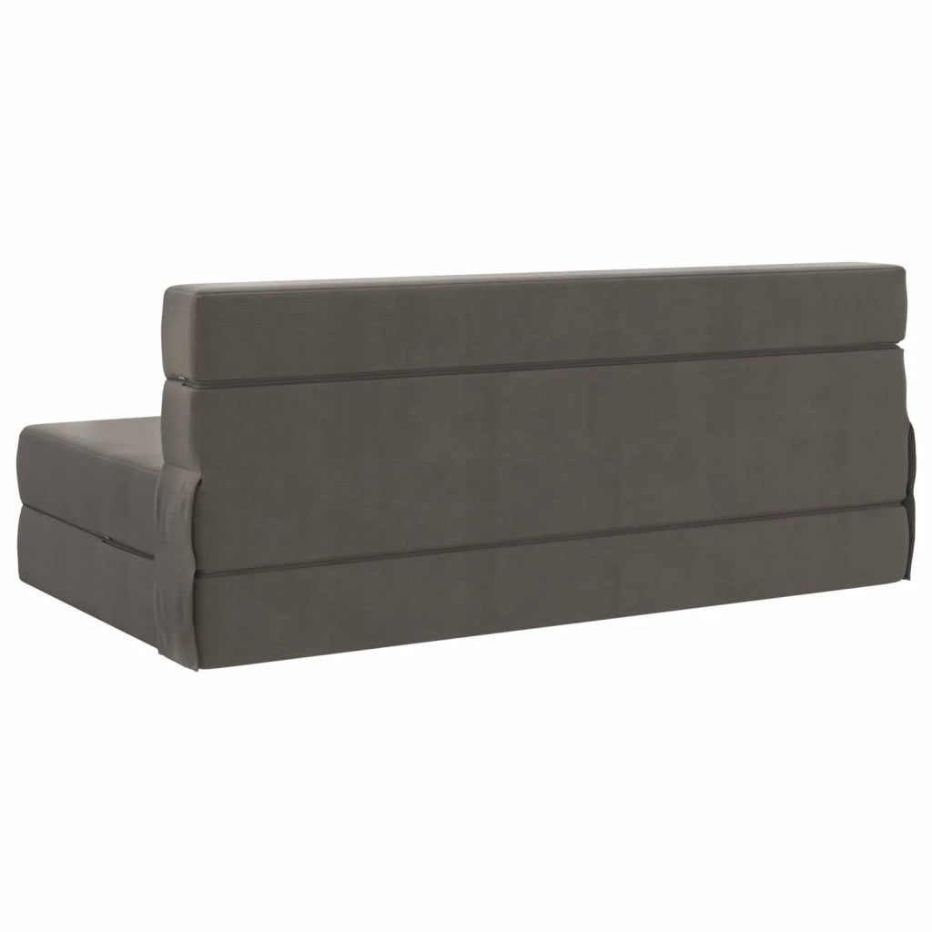 Divano Letto Pieghevole Grigio Chiaro 152 x 86,5 x 60 cm 900131