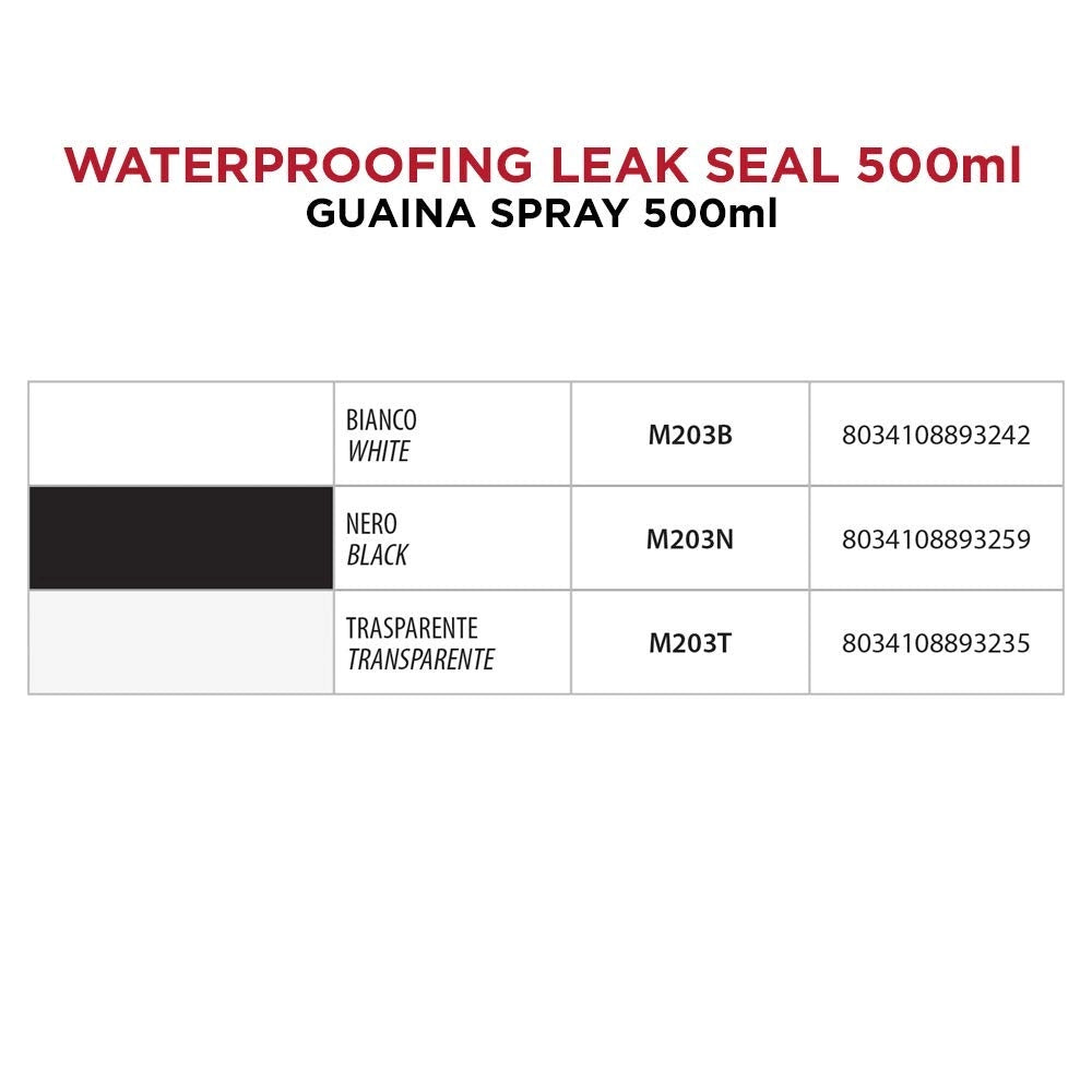 Guaina Impermeabile Spray 500 ml Ambrosol Trasparente