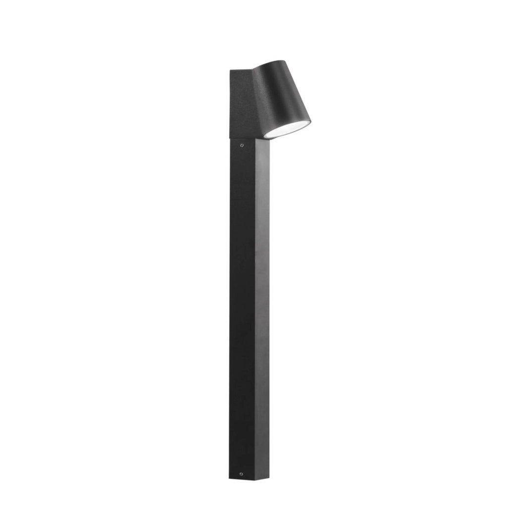 PALETTO LED SINTESI NERO 6W 400LM 4000K IP44 7,6X12X62,5CM