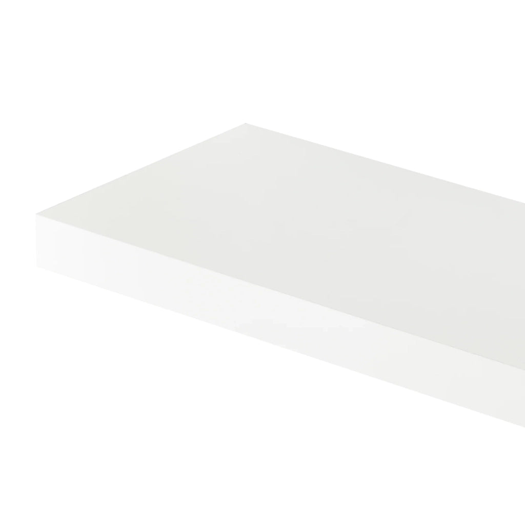 Set di 3 mensole da parete moderno mobile contenitore 60 x 20 x 4 cm bianco 03_0009780