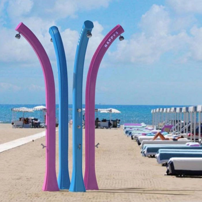Doccia solare da giardino HAPPY FIVE 28 LITRI in polietilene, con lavapiedi - Doccia Solare Da Giardino Happy Five 28 Litri In Polietilene, Con Lavapiedi Doccia Solare Da Giardino Happy Five 28 Litri In Polietilene, Con Lavapied