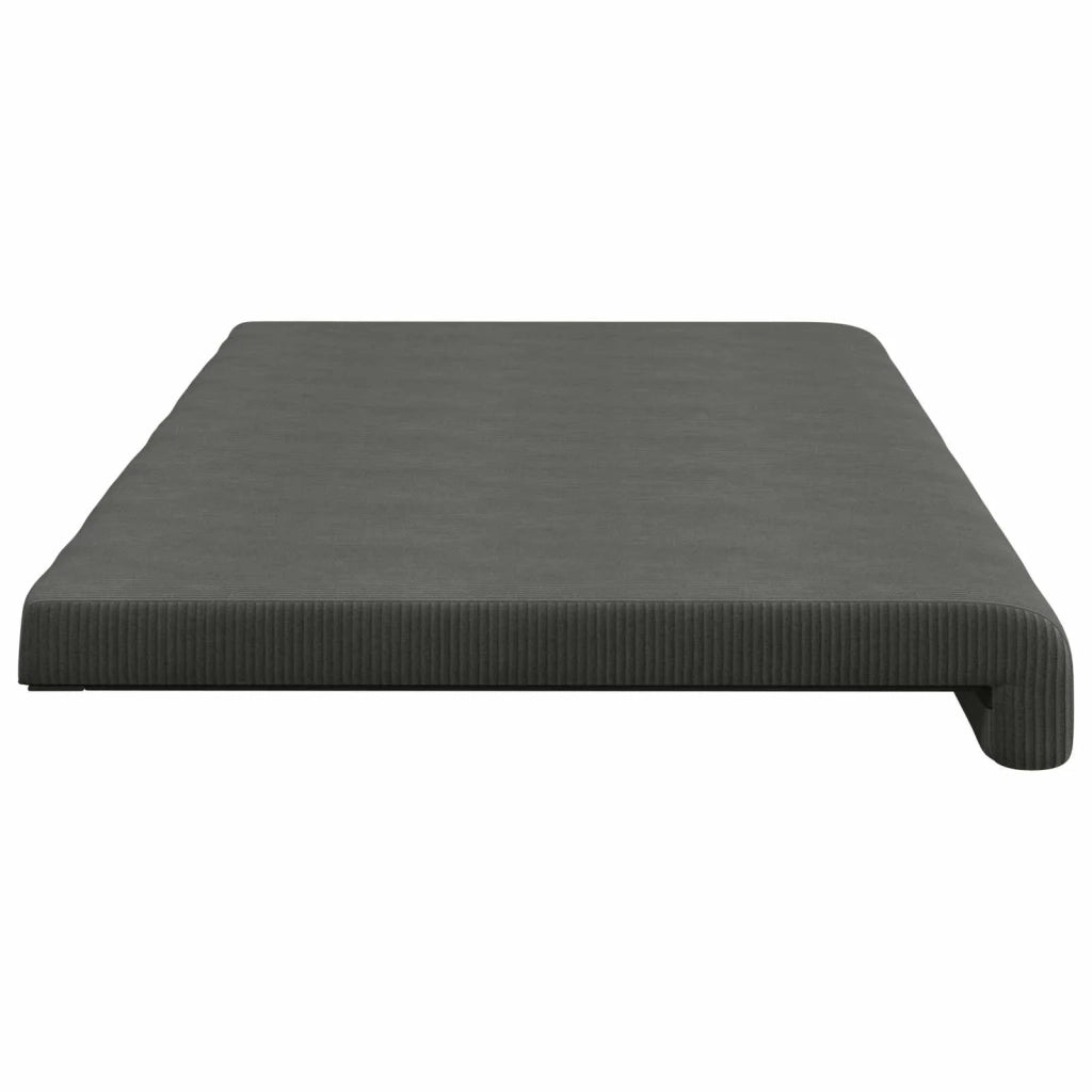 Cuscino per panchina corduroy Grigio Scuro Profondità 35 cm 42043367