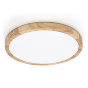 Plafoniera Italux Alata Ø40 legno IP44 LED-CCT 32W
