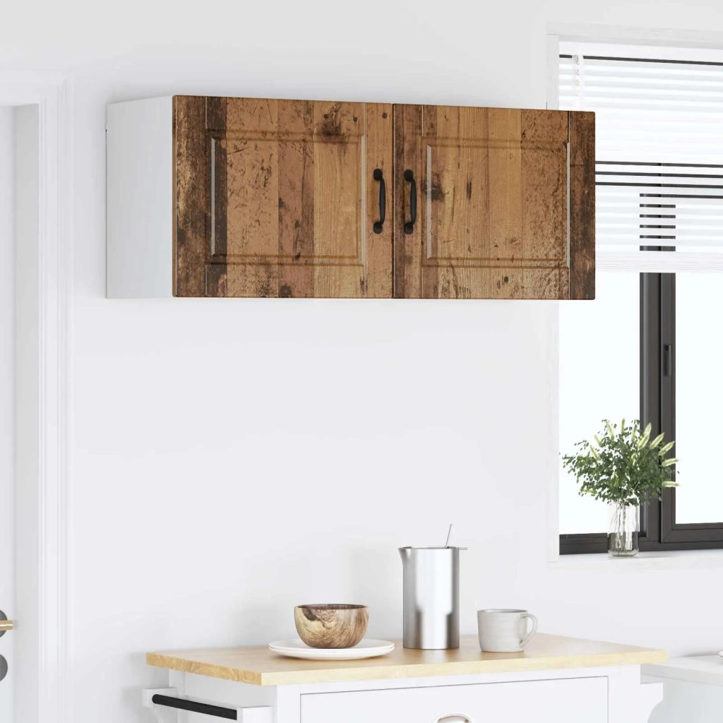 Pensile da cucina | Armadietto a muro PORTO 2 pz Legno vecchio 50 x 31 x 40 cm