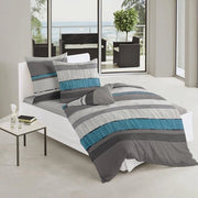 Set di lenzuola a mako-satijn, argento, multicolore, 135 cm x 200 cm