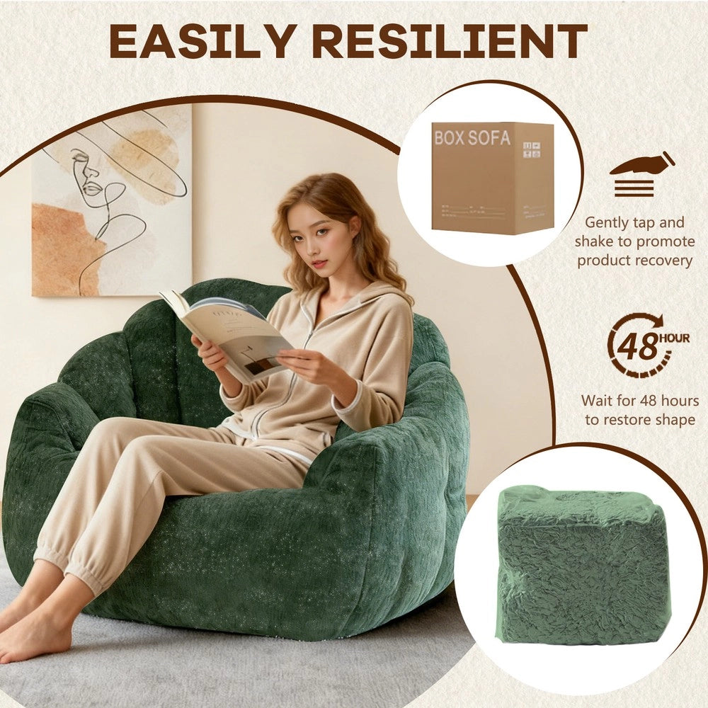 Poltrona a Sacco Ergonomica ¨C MINIMAL ¨C Relax, Design Moderno, Imbottita
