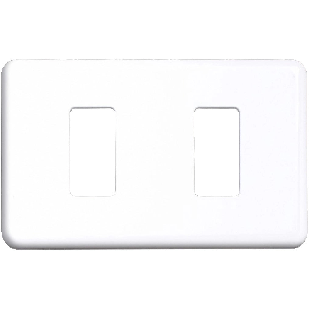 COPRINTERRUTTORE PLASTICA 2P BIANCO**- MINUMET- 2,0 pz