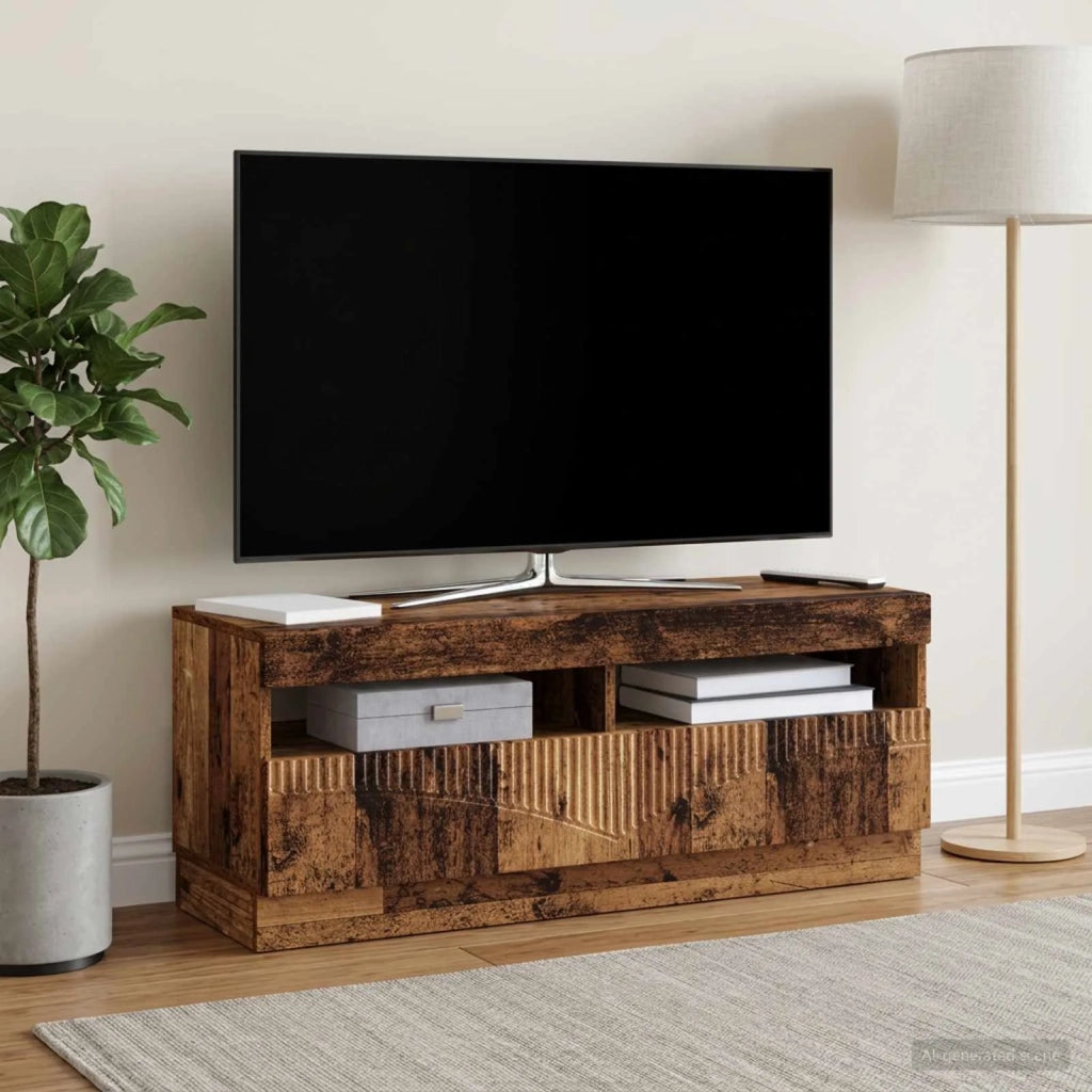 Mobile TV LED Legno antico Legno ingegnerizzato 897433