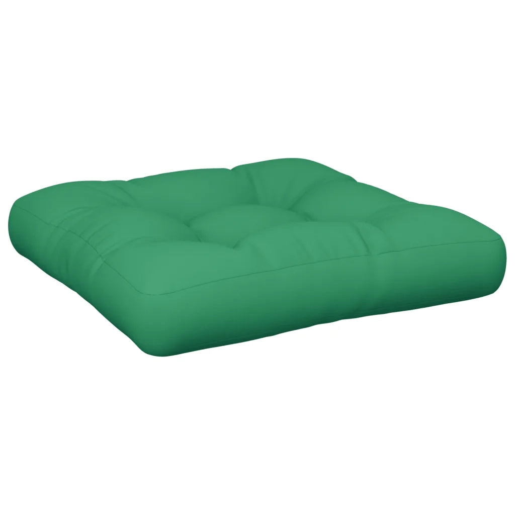Cuscini per Pallet 2 pz Verdi in Tessuto 360672