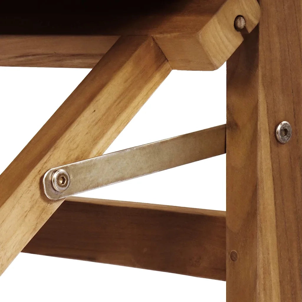 Sedia da pranzo Grigio 56 x 54 x 87 cm Legno di teak solido
