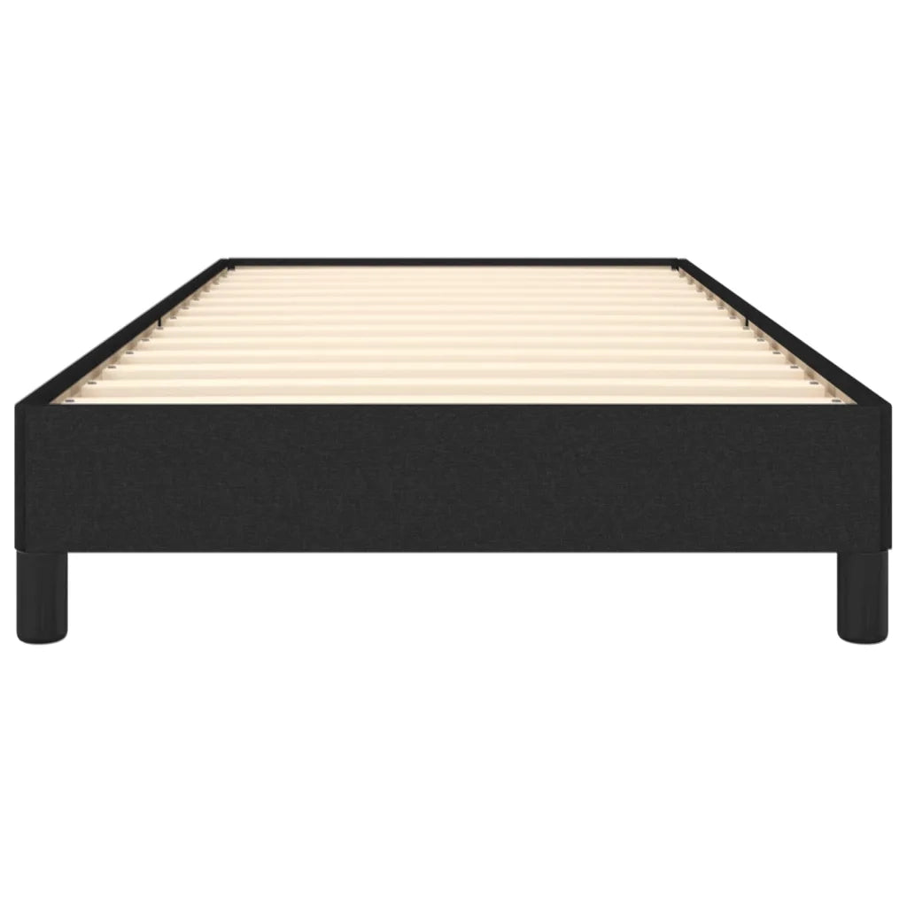 Giroletto senza Materasso-Struttura Letto Nero 90x200 cm in Tessuto 372831
