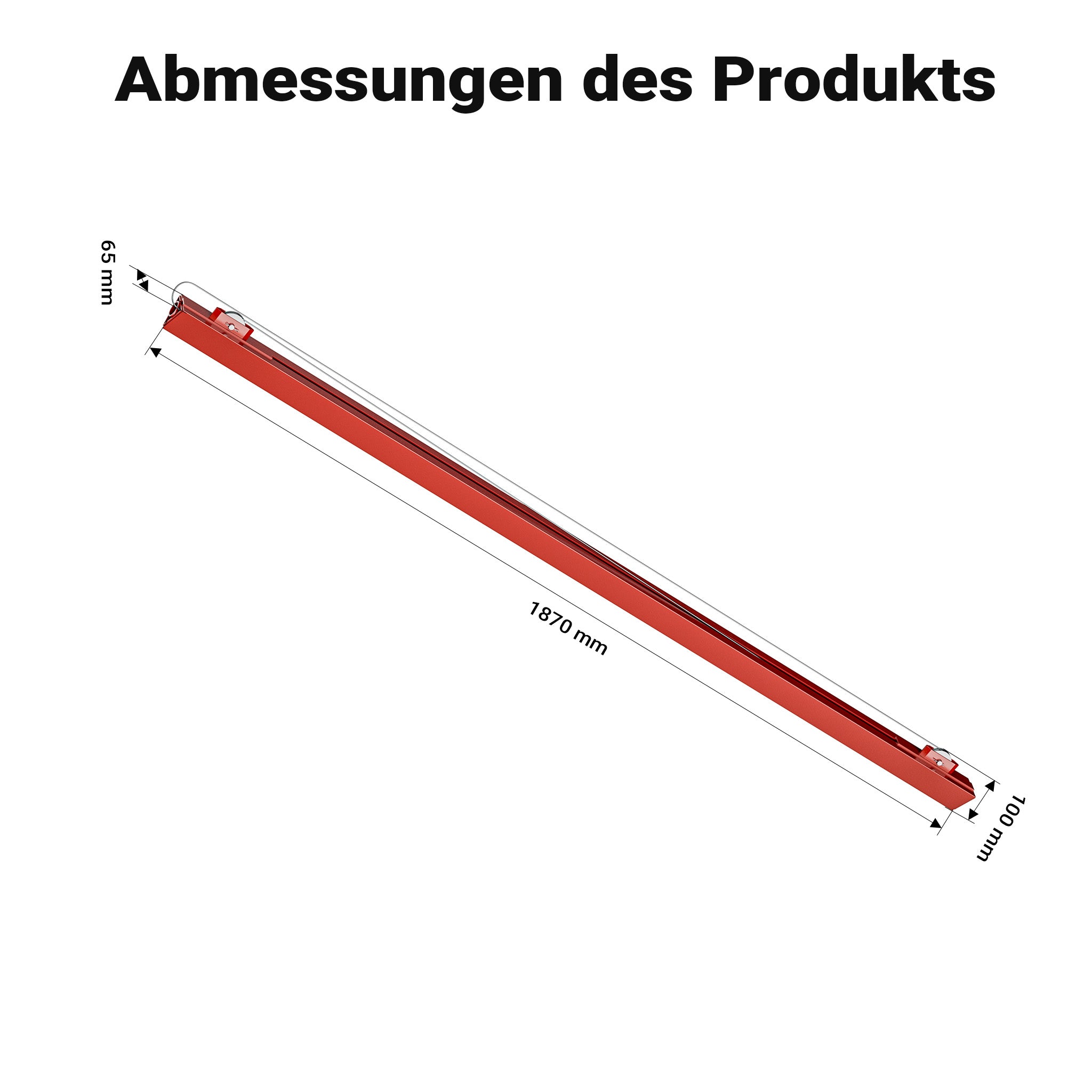 Estensione 140 cm per solleva pannelli XXL Per pannelli in cartongesso Alzalastre