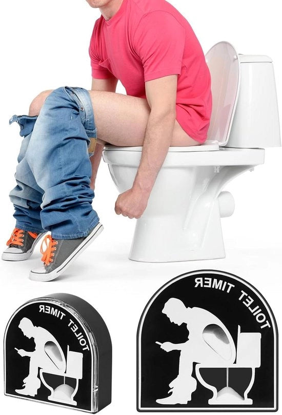 Toilette con timer di risciacquo - Cassetta di risciacquo toilette con timer e decorazioni divertenti