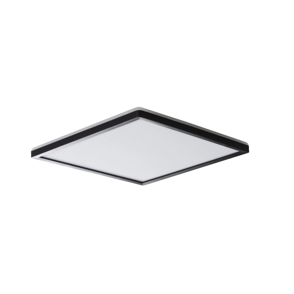 Plafoniera LED quadrata nera 30cm 17,5W CCT IP54 Kanlux
