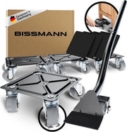 Set di sollevamento mobili - Sollevatore stabile con ruote di trasporto - 38 cm pneumatici - Capacità di sollevamento 600 kg