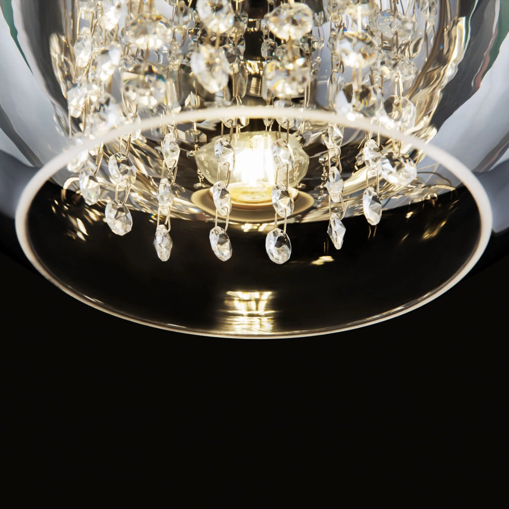 Maytoni Lampadario moderno Fermi 1 luce E27 oro metallo vetro