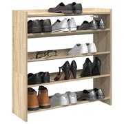 Scarpiera Rovere Sonoma 80x25x81 cm in Legno Multistrato 859907