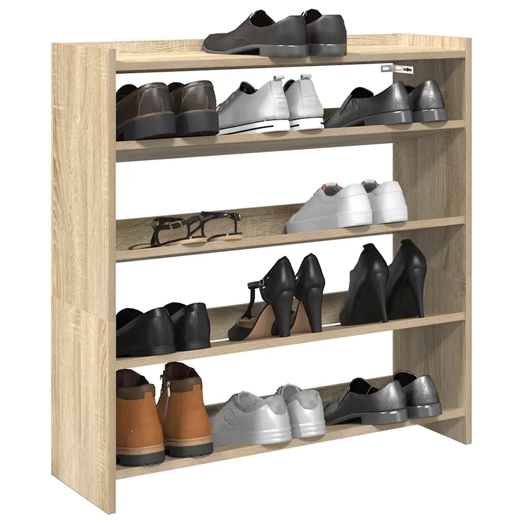 Scarpiera Rovere Sonoma 80x25x81 cm in Legno Multistrato 859907