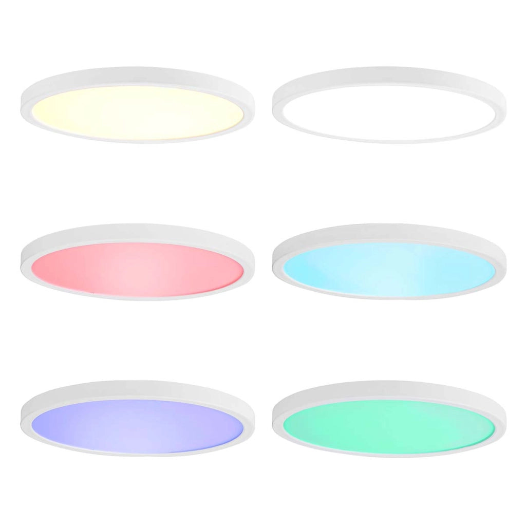 SmartLife Wi-Fi RGB Plafoniera rotonda 1800lm 6500k IP20 Bianco Nedis