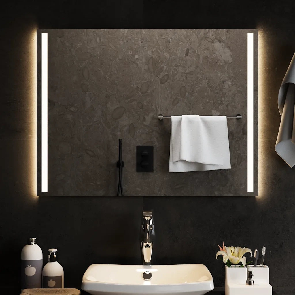 Specchio da Bagno con Luci LED 80x60 cm cod mxl 53236