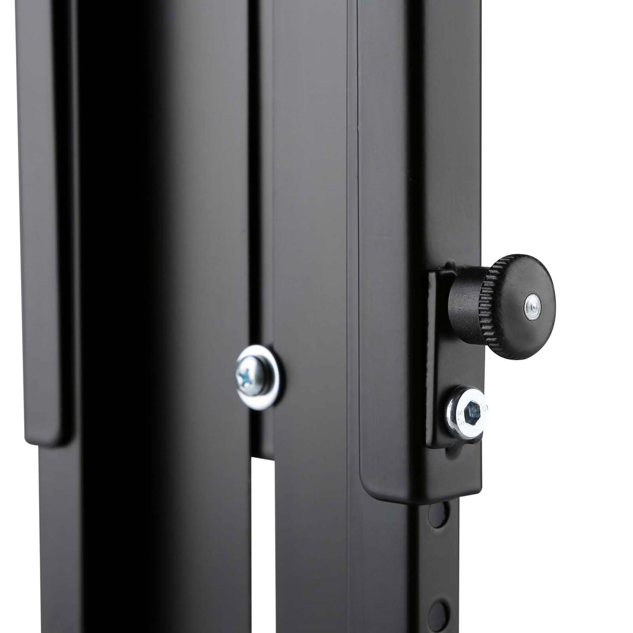 Supporto PC fisso Porta case sotto scrivania, max 10 kg, girevole a 360° con guida scorrevole