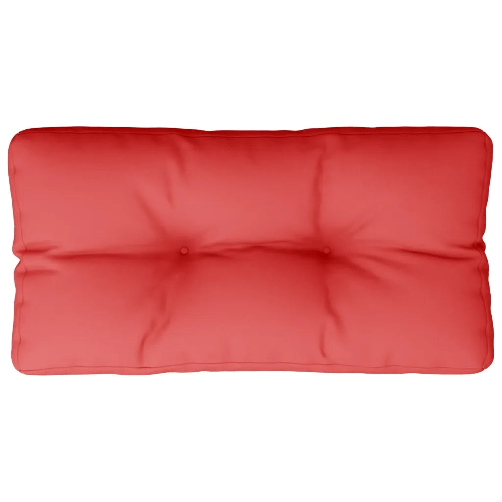 Cuscino per pallet | Cuscini per sedie Rosso 80x40x12 cm in Tessuto