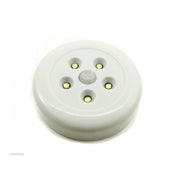 Trade Shop - Faretto Led 1w Luce Bianca Fredda 5 Led Armadio Sensore Movimento Calamitata -