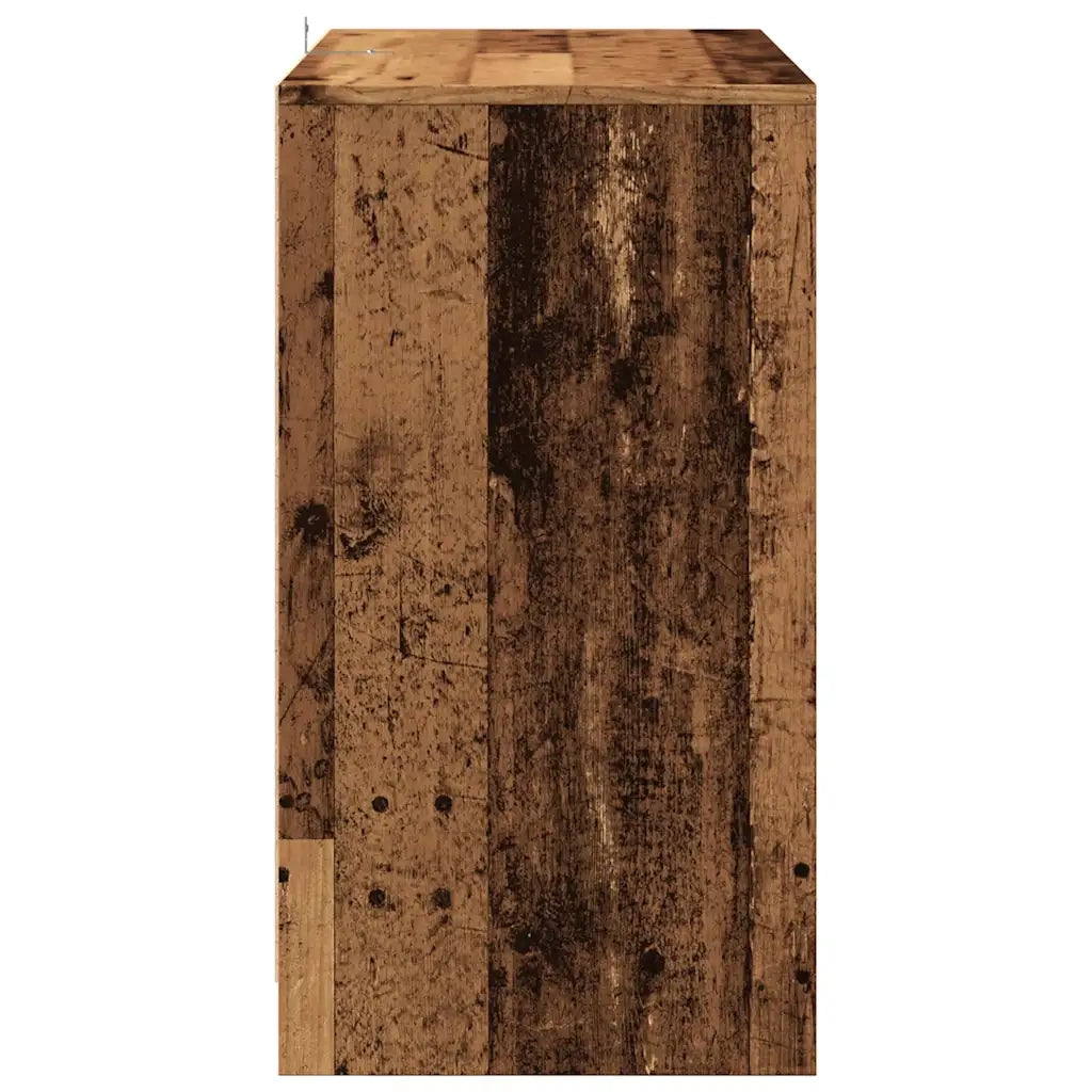 Credenza-Buffet-Armadio da cucina Legno Antico 70x41x75 cm in Truciolato 222212