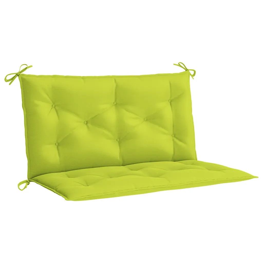 Cuscino Panca Verde Intenso 100x(50+50)x7cm in Tessuto Oxford