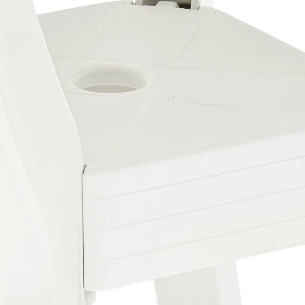 Tavolo da Bistrot Bianco 70x70x72 cm in Plastica cod mxl 34190