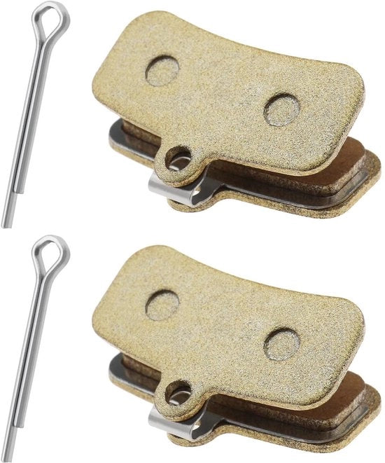 Freni a disco per bicicletta in metallo sinterizzato - Compatibile con Shimano Saint BR-M810/M820/Zee BR-M640 - 2 pezzi - Resistente al calore - Lunga durata - Freni a disco