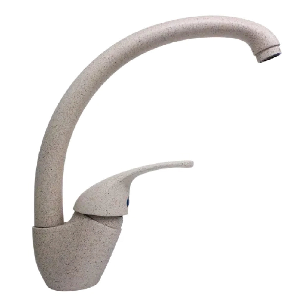 RUBINETTO MISCELATORE MONOCOMANDO PER LAVELLO SERIE KAPPA GRANITO BEIGE  3/8   RUBINETTERIE EURORAMA S.P.A.