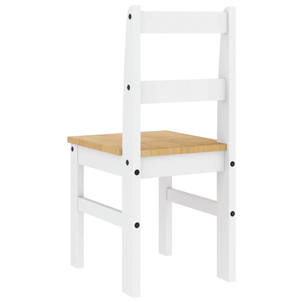 Sedie da Pranzo 2 pz | Sedie da cucina PANAMA 105x30x45 cm Legno Massello Pino