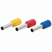 Trade Shop - Confezione 100 Pz Tubetto Capicorda Isolato Per Cavi 16mm² Terminale 12mm E16-12 -